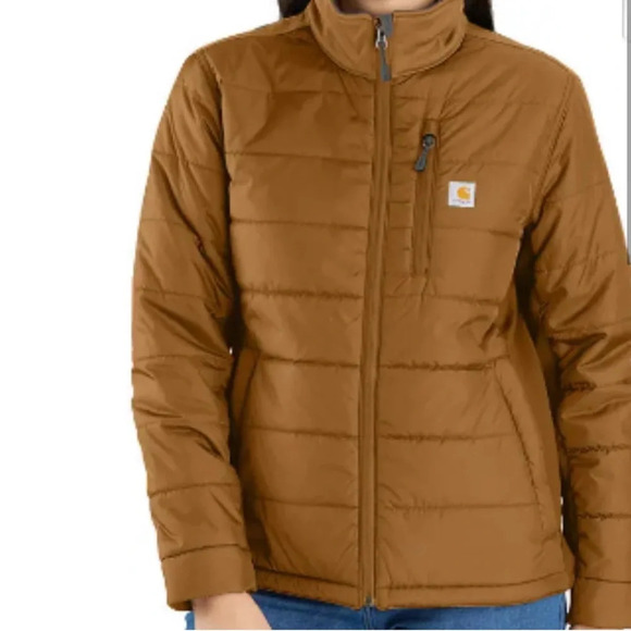 Carhartt Rain Defender Insulated, 2 warmer relaxed fit lightweight puffer jacket - Picture 1 of 14